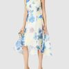 Vera Mont 4119/4206 Cocktailkleid, ausgestellt, Gelb