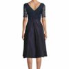 Vera Mont 4330/4177 Cocktailkleid, A-Linie, Blau