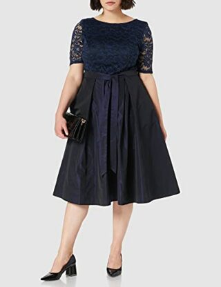Vera Mont 4330/4177 Cocktailkleid, A-Linie, Blau