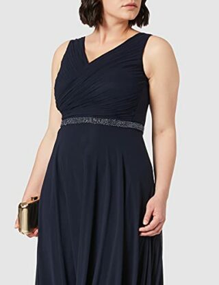 Vera Mont 4388/4000 Cocktailkleid, ausgestellt, Blau