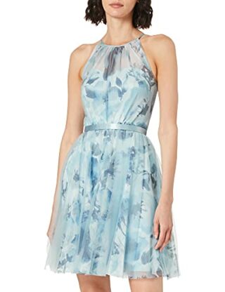 Vera Mont 8317/4143 Cocktailkleid, ausgestellt, Blau