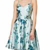 Vera Mont 8326/4089 Cocktailkleid, ausgestellt, Blau