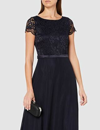 Vera Mont Abendkleid, Maxikleid, 0064/4825, Blau