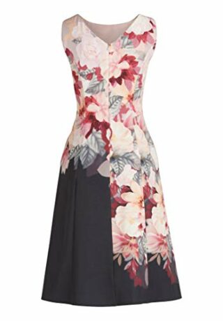 Vera Mont Blumenkleid, Grau