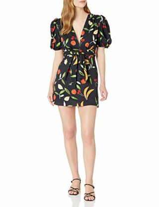 findersKEEPERS Calypso SS Mini Kleid, Schwarz