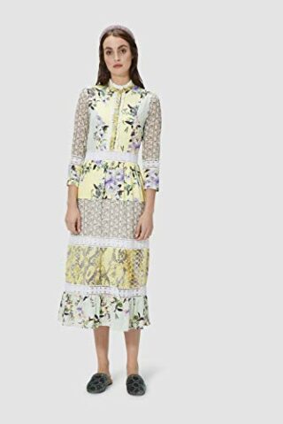 rich&royal 2002-621 Maxikleid, Bunt
