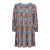 rich&royal 2103-624 A-Linien-Kleid, Blau