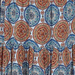 rich&royal 2103-624 A-Linien-Kleid, Blau