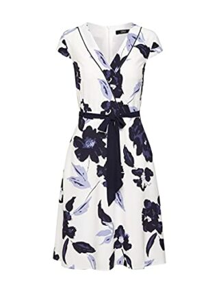 s.Oliver BLACK LABEL 01.899.82.5176 A-Linien-Kleid, Schwarz