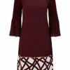 s.Oliver BLACK LABEL 01.899.82.5548 Ausgestelltes Kleid, Rot