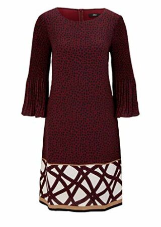 s.Oliver BLACK LABEL 01.899.82.5548 Ausgestelltes Kleid, Rot
