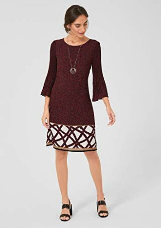 s.Oliver BLACK LABEL 01.899.82.5548 Ausgestelltes Kleid, Rot