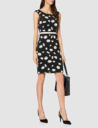 s.Oliver BLACK LABEL 01.899.82.6144 Midikleid, Schwarz