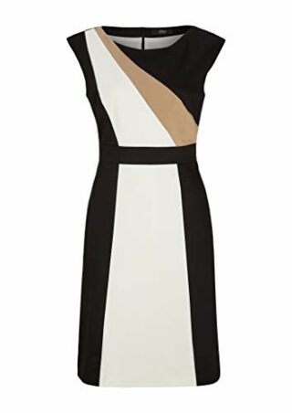 s.Oliver BLACK LABEL 150.10.103.20.200.2061159 Midikleid, Schwarz