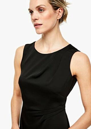 s.Oliver BLACK LABEL 155.10.003.20.200.2012647 Cocktailkleid, Schwarz