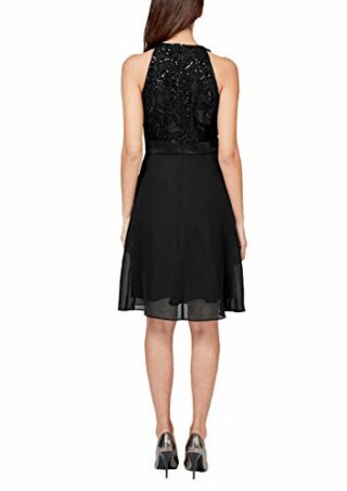 s.Oliver BLACK LABEL 70.902.82.7422 Abendkleid, Schwarz