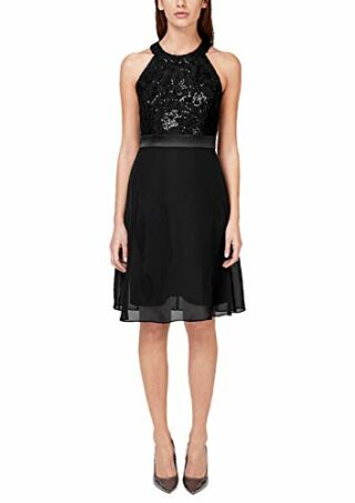 s.Oliver BLACK LABEL 70.902.82.7422 Abendkleid, Schwarz