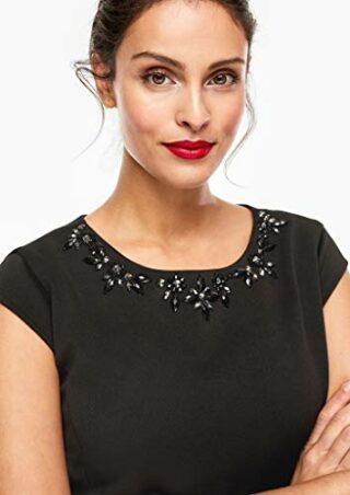s.Oliver BLACK LABEL 70.912.82.7107 Etuikleid, Schwarz
