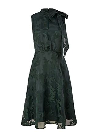 s.Oliver BLACK LABEL Ausgestelltes Kleid, Grün