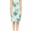 s.Oliver BLACK LABEL Cocktailkleid mit Allover Print, Blau