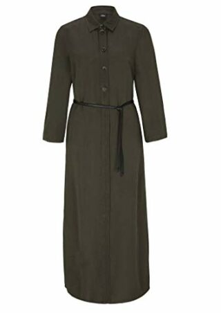 s.Oliver BLACK LABEL Hemdkleid aus Leinenmix, Grün