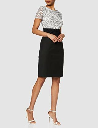 s.Oliver BLACK LABEL kurzes Slim fit Sommerkleid, Schwarz