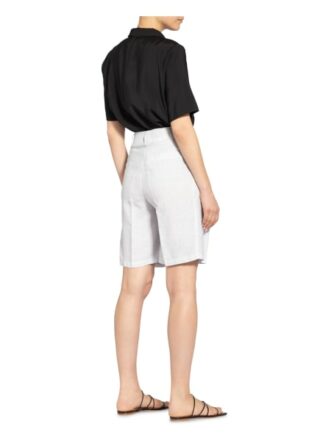 120%lino Leinenshorts Damen, Silber