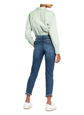 7 For All Mankind Asher Skinny Jeans Damen, Blau