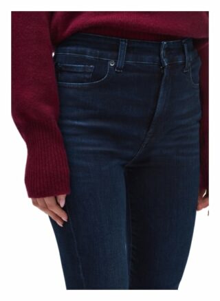 7 For All Mankind Aubrey Skinny Fit Flared Leg Jeans Damen, Blau
