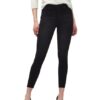 7 For All Mankind Aubrey Skinny Fit Flared Leg Jeans Damen, Schwarz