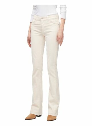 7 For All Mankind Bootcut Bootcut Fit Chino-Jeans Damen, Weiß
