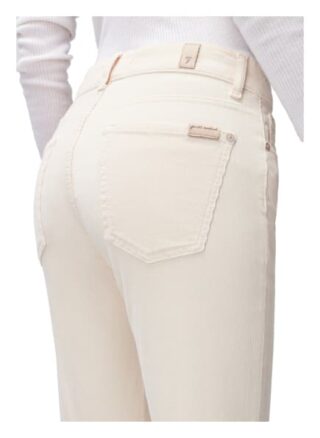 7 For All Mankind Bootcut Bootcut Fit Chino-Jeans Damen, Weiß