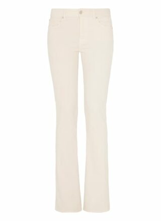 7 For All Mankind Bootcut Bootcut Fit Chino-Jeans Damen, Weiß