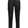 7 For All Mankind Cargo Chino Cargohose Damen, Schwarz