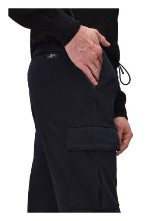 7 For All Mankind Cargo Jogger Cargohose Herren, Blau