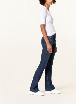 7 For All Mankind Flared Leg Jeans Damen, Blau