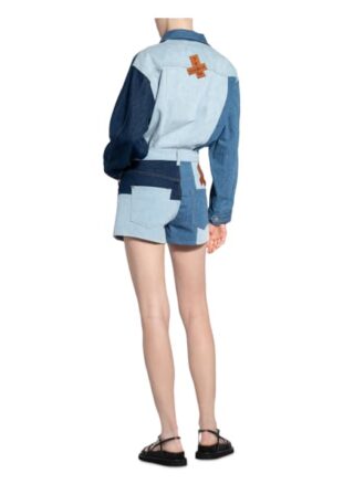 7 For All Mankind Indigo Shades Jeans-Shorts Damen, Blau