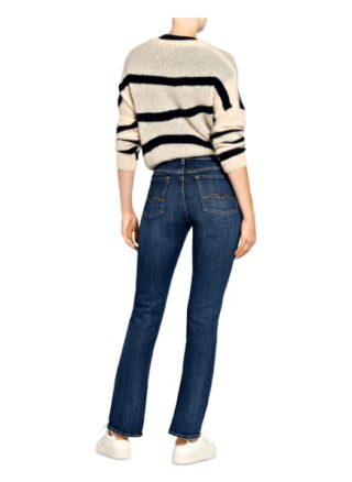 7 For All Mankind Jeans The Straight Straight Leg Jeans Damen, Blau