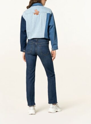 7 For All Mankind Jeans The Straight Straight Leg Jeans Damen, Blau
