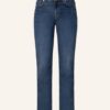 7 For All Mankind Jeans The Straight Straight Leg Jeans Damen, Blau