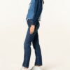 7 For All Mankind Jeans The Straight Straight Leg Jeans Damen, Blau