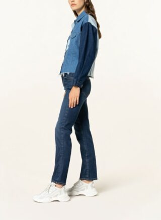 7 For All Mankind Jeans The Straight Straight Leg Jeans Damen, Blau