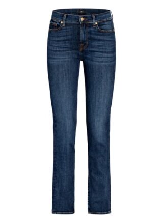 7 For All Mankind Jeans The Straight Straight Leg Jeans Damen, Blau