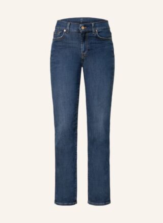 7 For All Mankind Jeans The Straight Straight Leg Jeans Damen, Blau