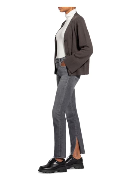 7 For All Mankind Jeans The Straight Straight Leg Jeans Damen, Grau