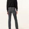 7 For All Mankind Jeans The Straight Straight Leg Jeans Damen, Schwarz