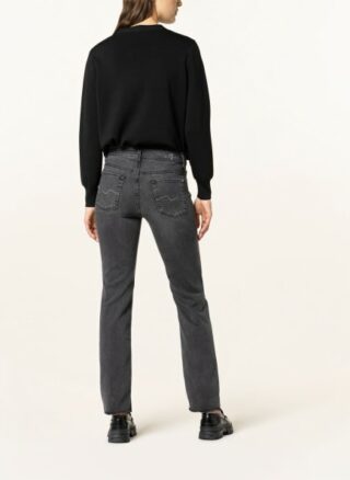 7 For All Mankind Jeans The Straight Straight Leg Jeans Damen, Schwarz