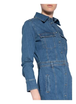 7 For All Mankind Jeanskleid Damen, Blau