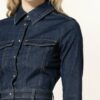 7 For All Mankind Jeanskleid Damen, Blau
