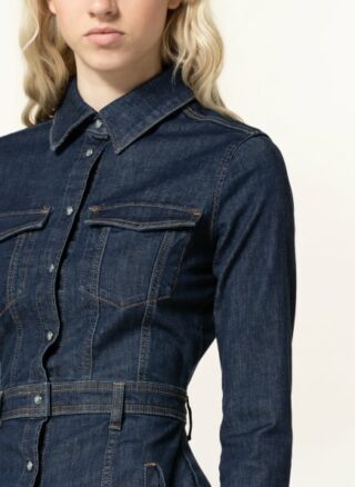 7 For All Mankind Jeanskleid Damen, Blau